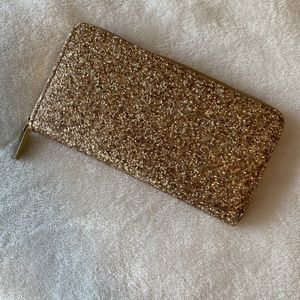 Gold Glitter Wallet